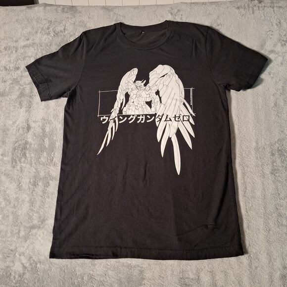 Gundham Japanese Anime TV Show T-Shirt Size Medium Black Cotton Short Sleeve - Picture 1 of 6